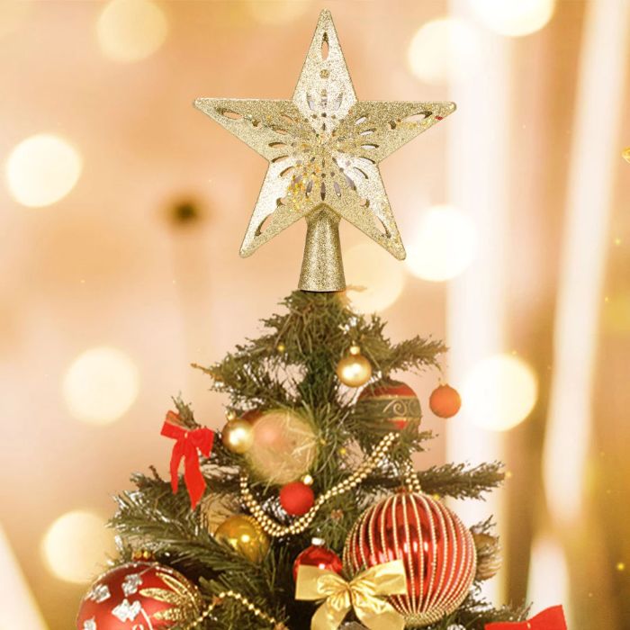Christmas star with LED lights
