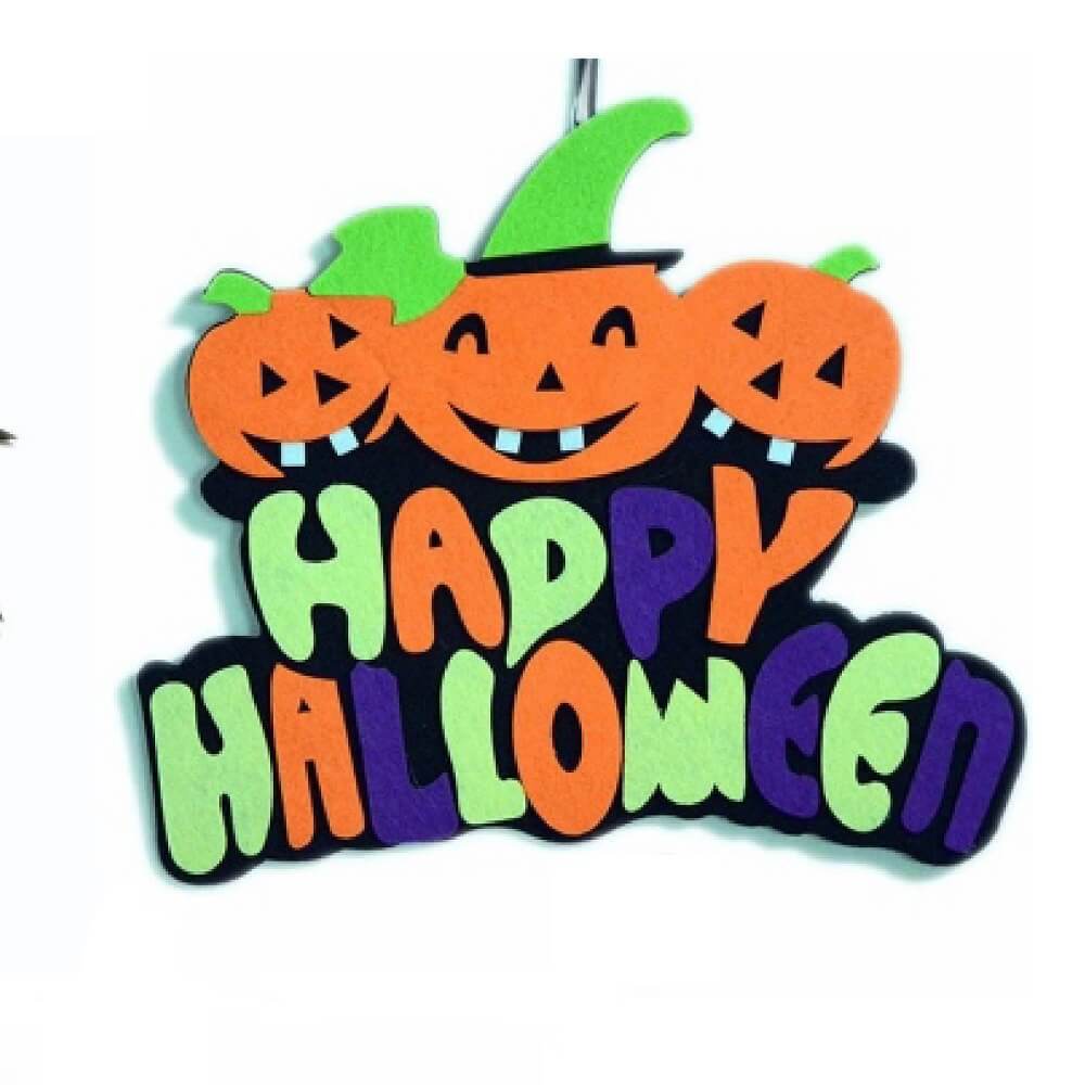 Halloween felt decoration
