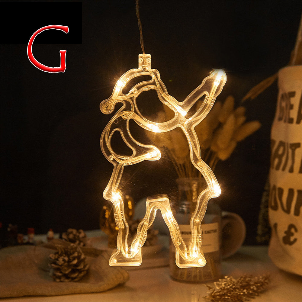 Paste-on electric decoration