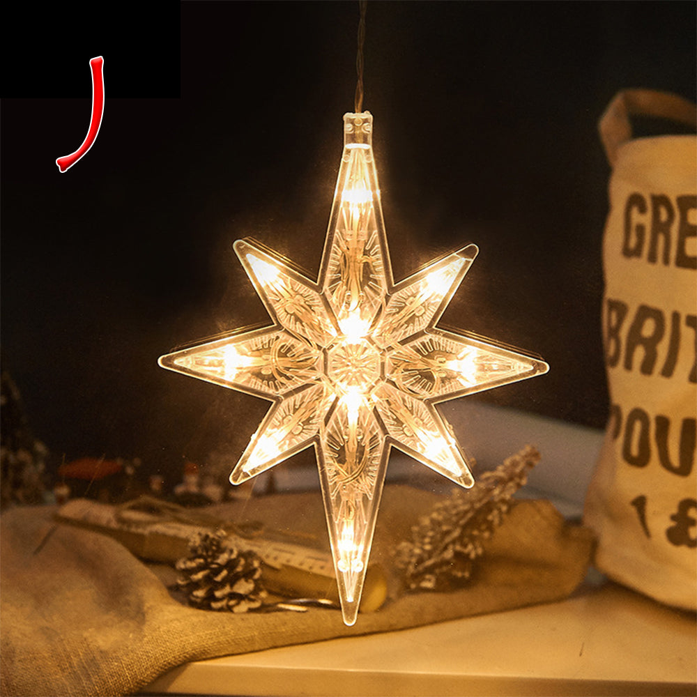 Paste-on electric decoration