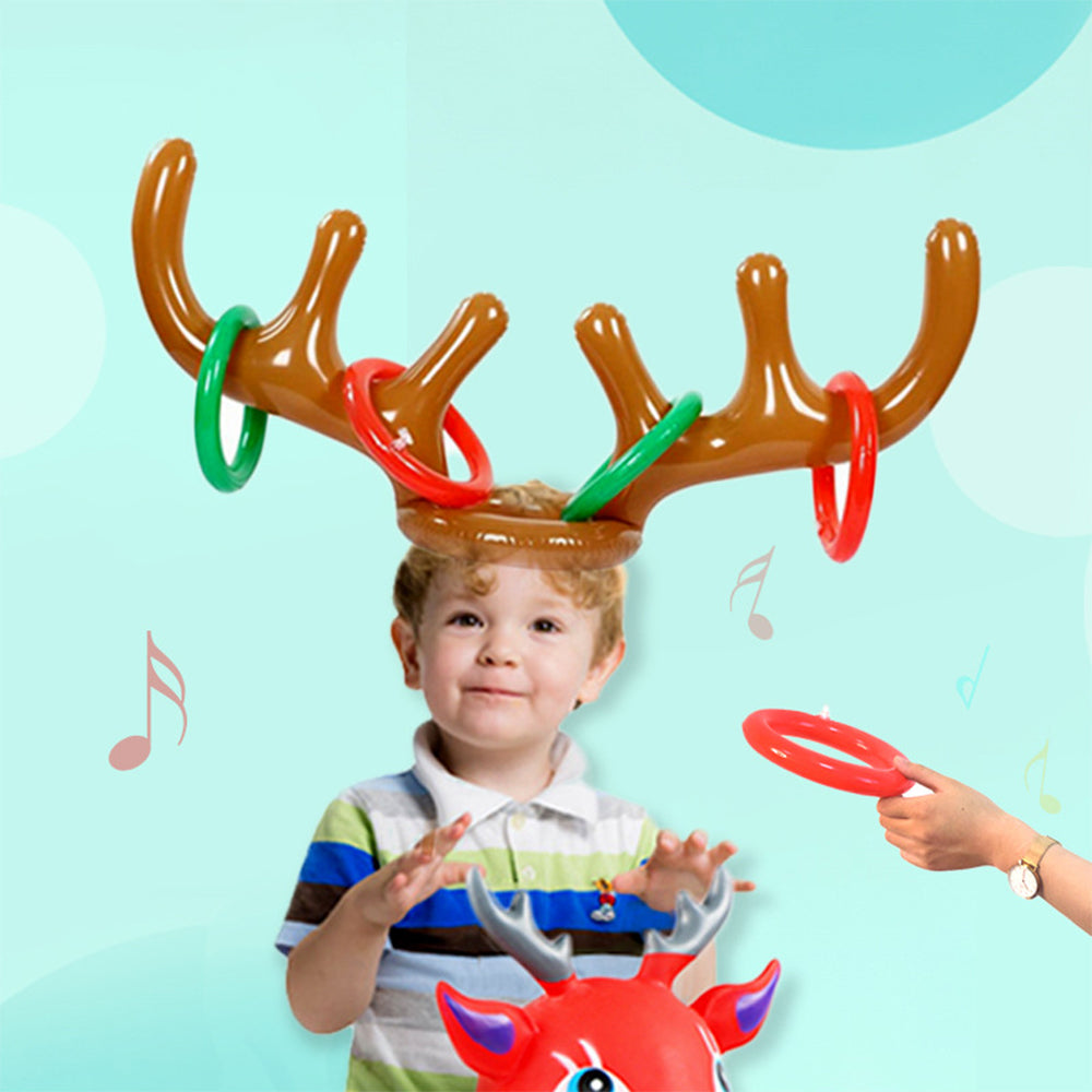 Floating ring toss (reindeer balloon toy)