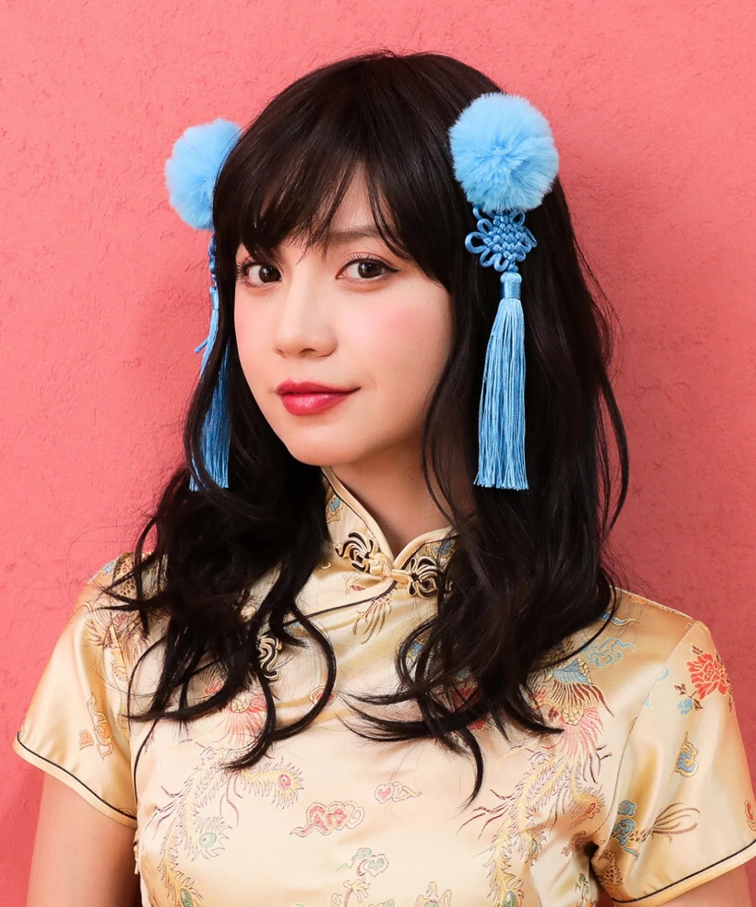 Bunched Ponpon China Dango Colorful