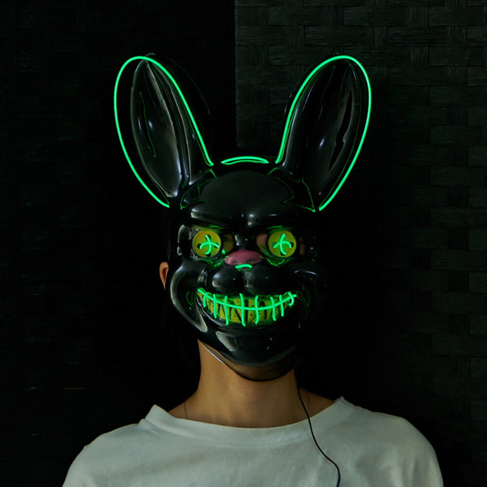 Glowing Halloween masks Rabbit