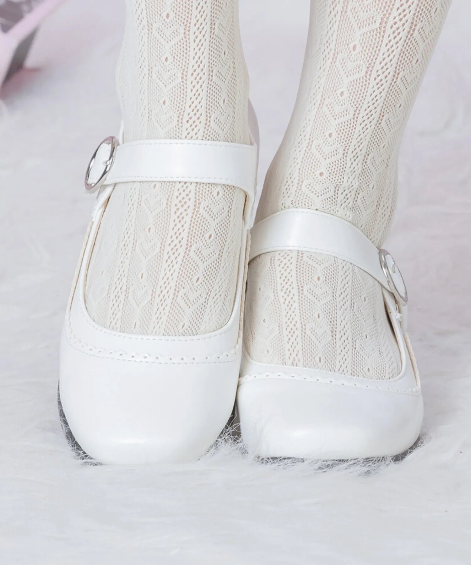 Thick strap shoes