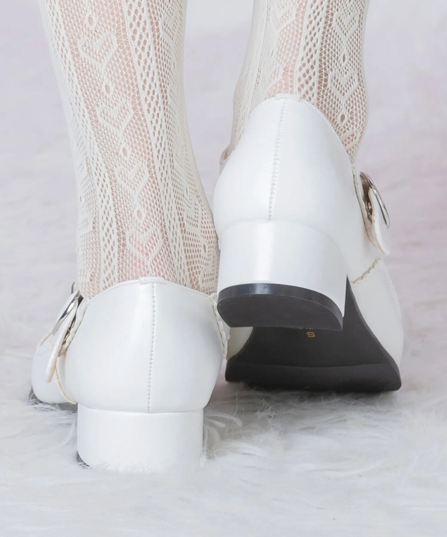 Thick strap shoes