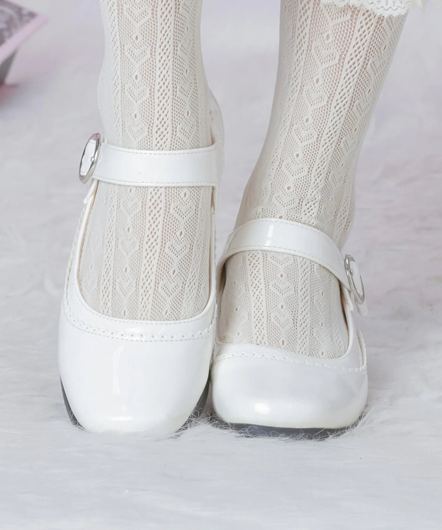 Thick strap shoes