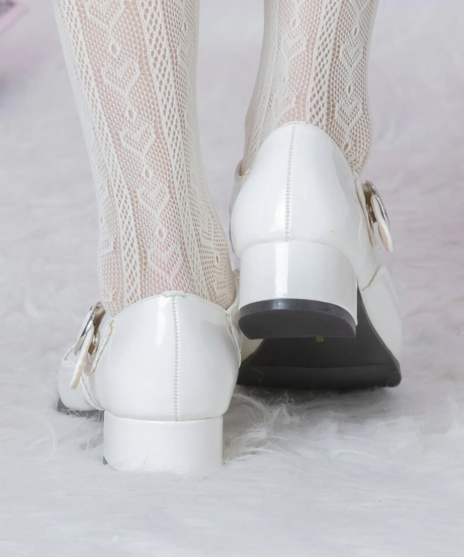 Thick strap shoes