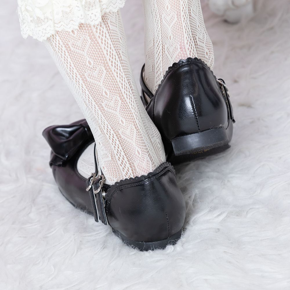 Double strap Petanko ribbon shoes