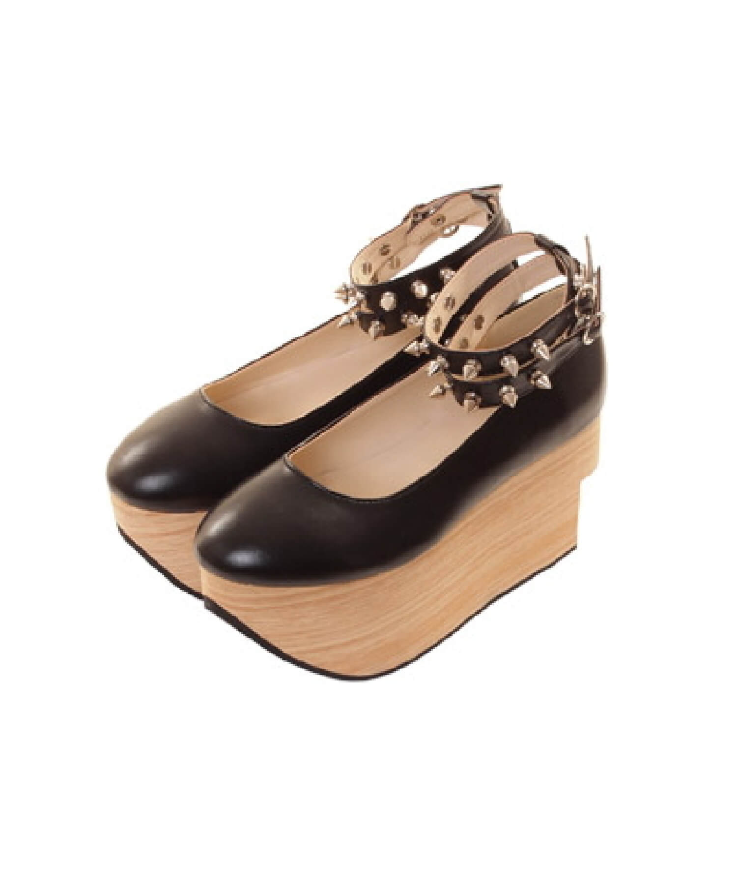 Hard locker high flat shoes
