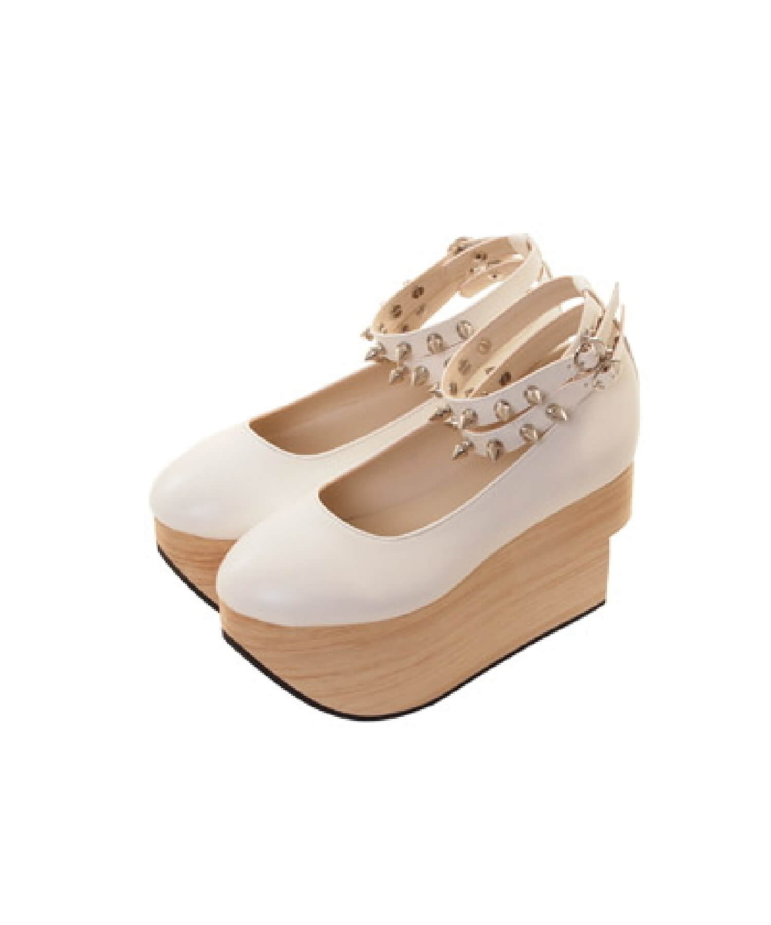 Hard locker high flat shoes