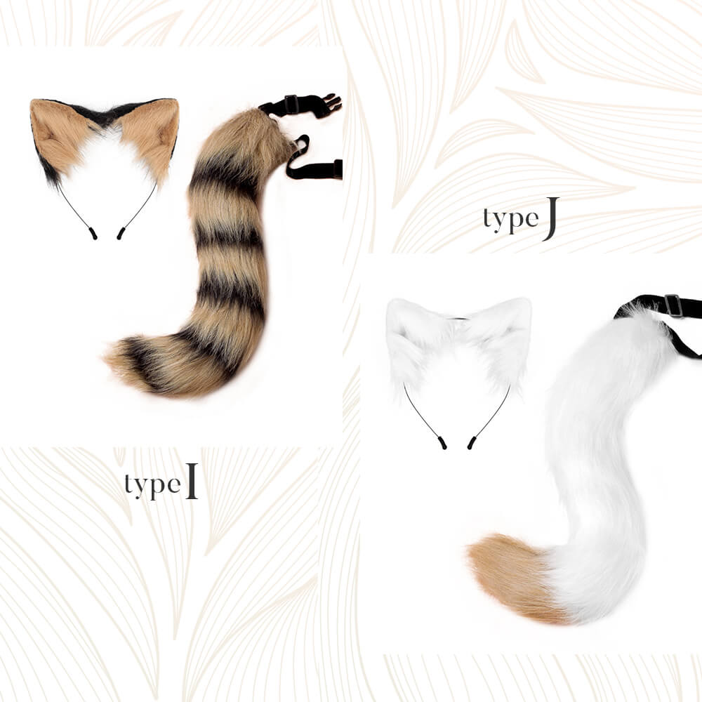 Ear and tail set
