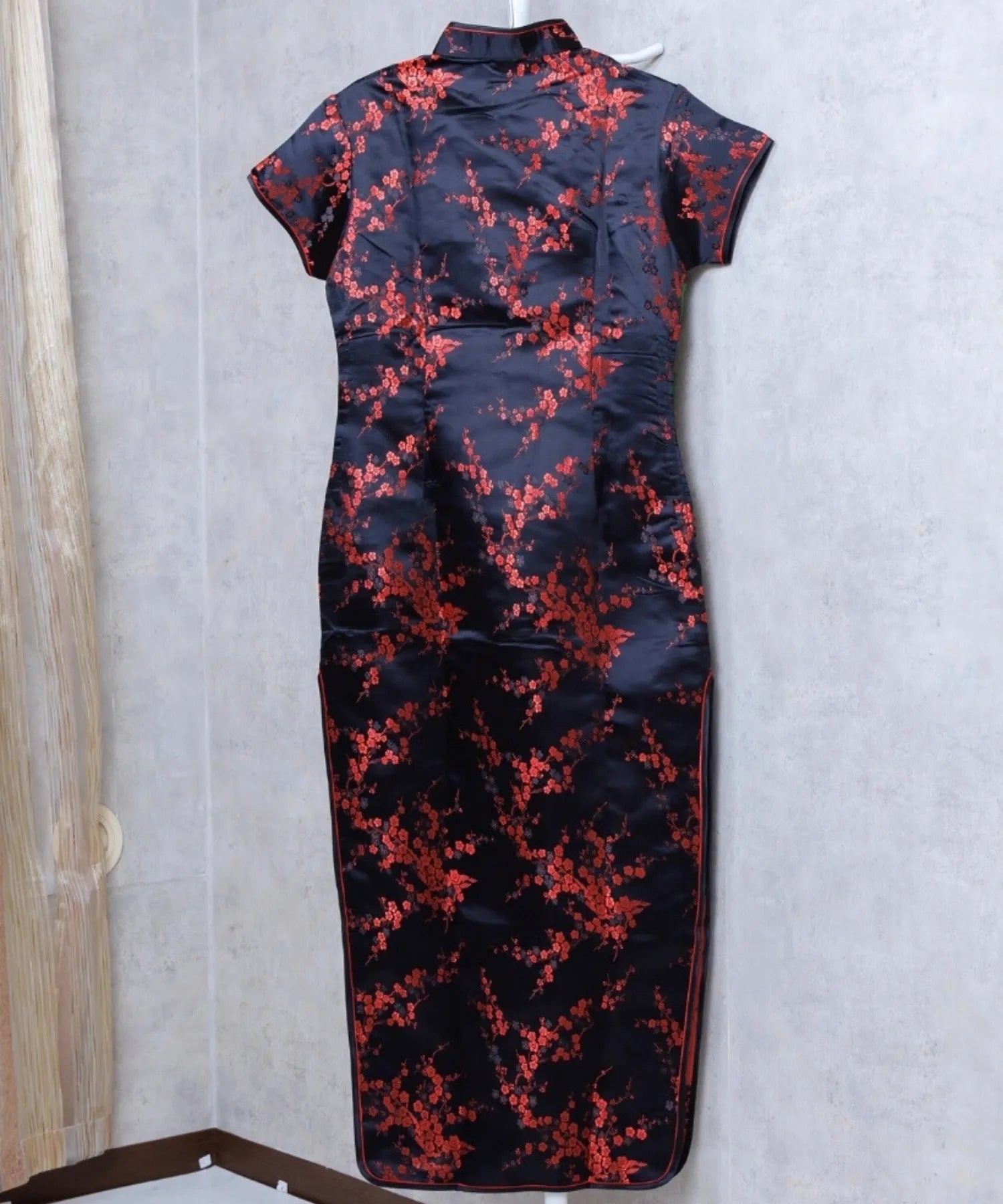 Purchased Chinese Dress Plum Pattern Long