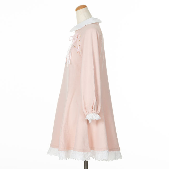 Yumekawa Lace Up cat One Piece