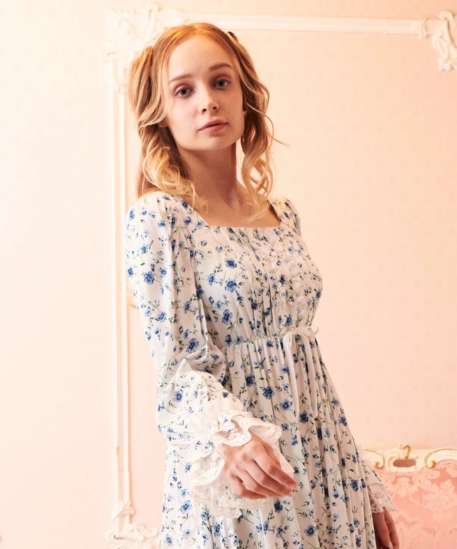 Flower field roomwear onepiece