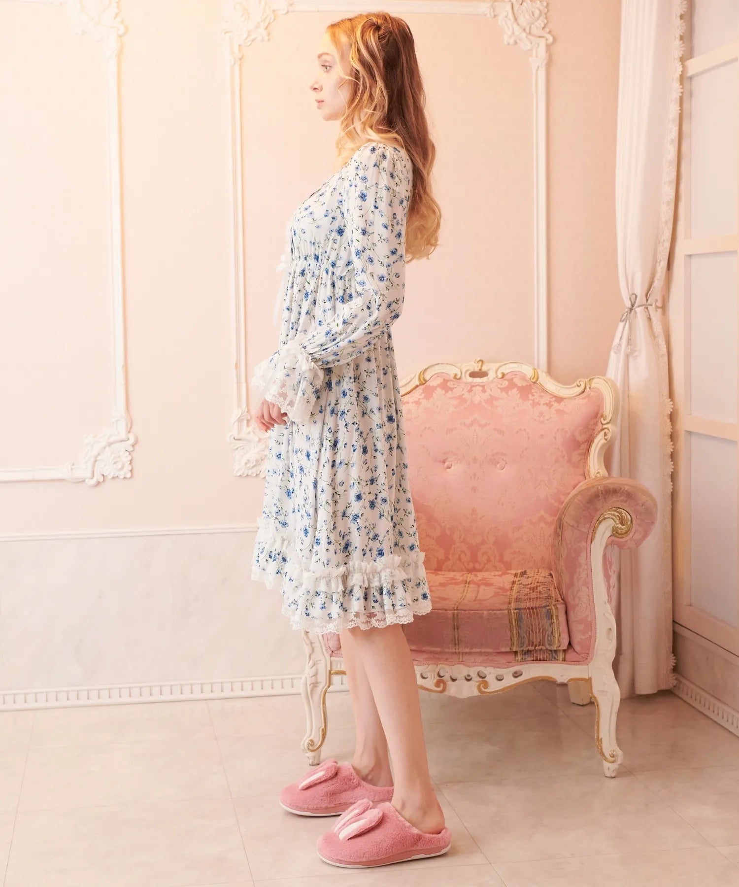 Flower field roomwear onepiece