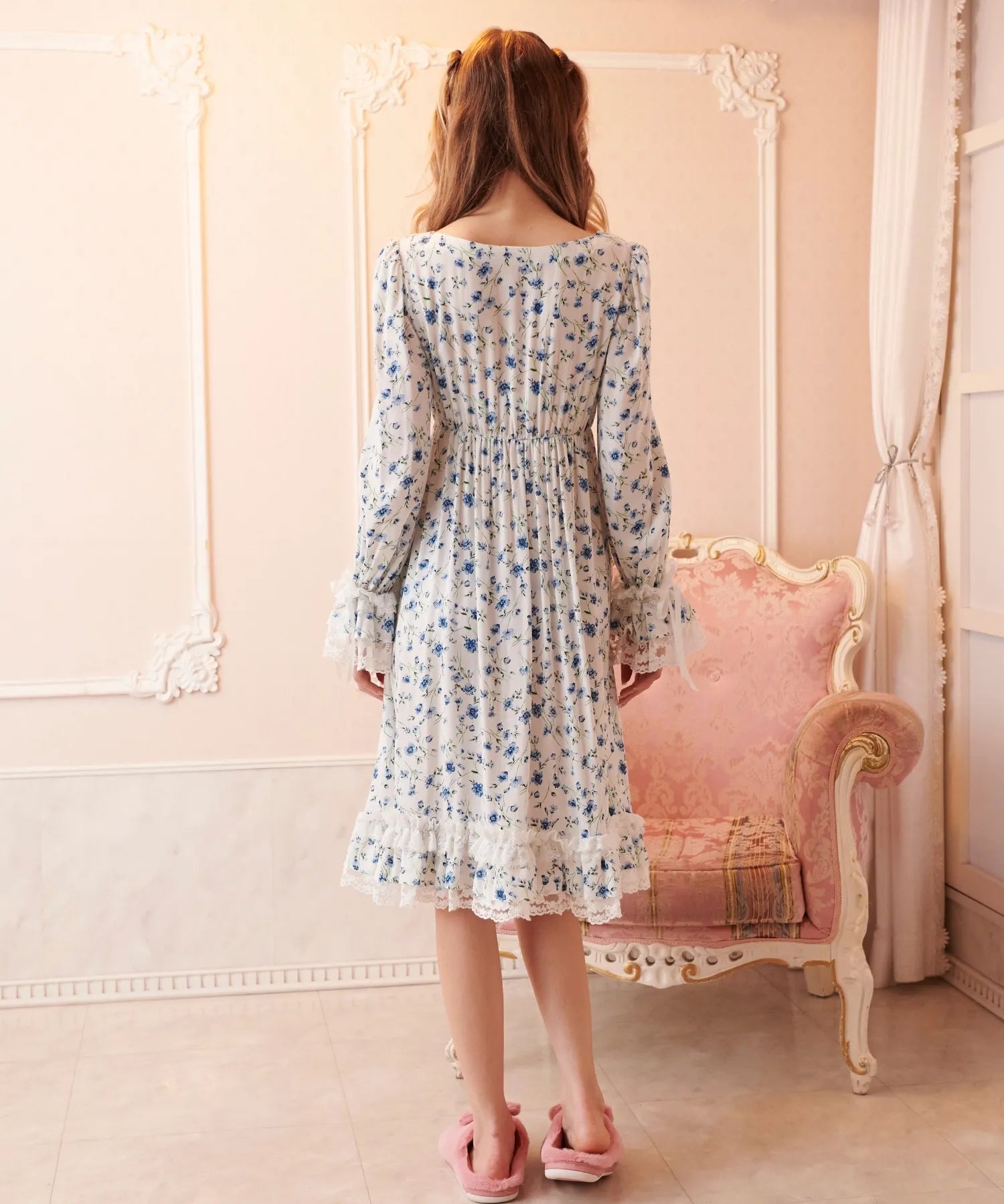 Flower field roomwear onepiece