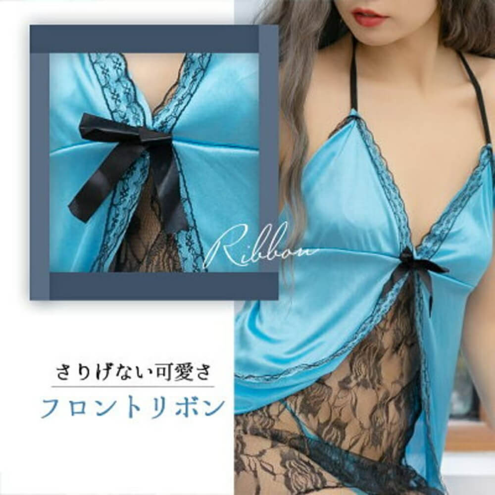 Black x Blue Baby Doll