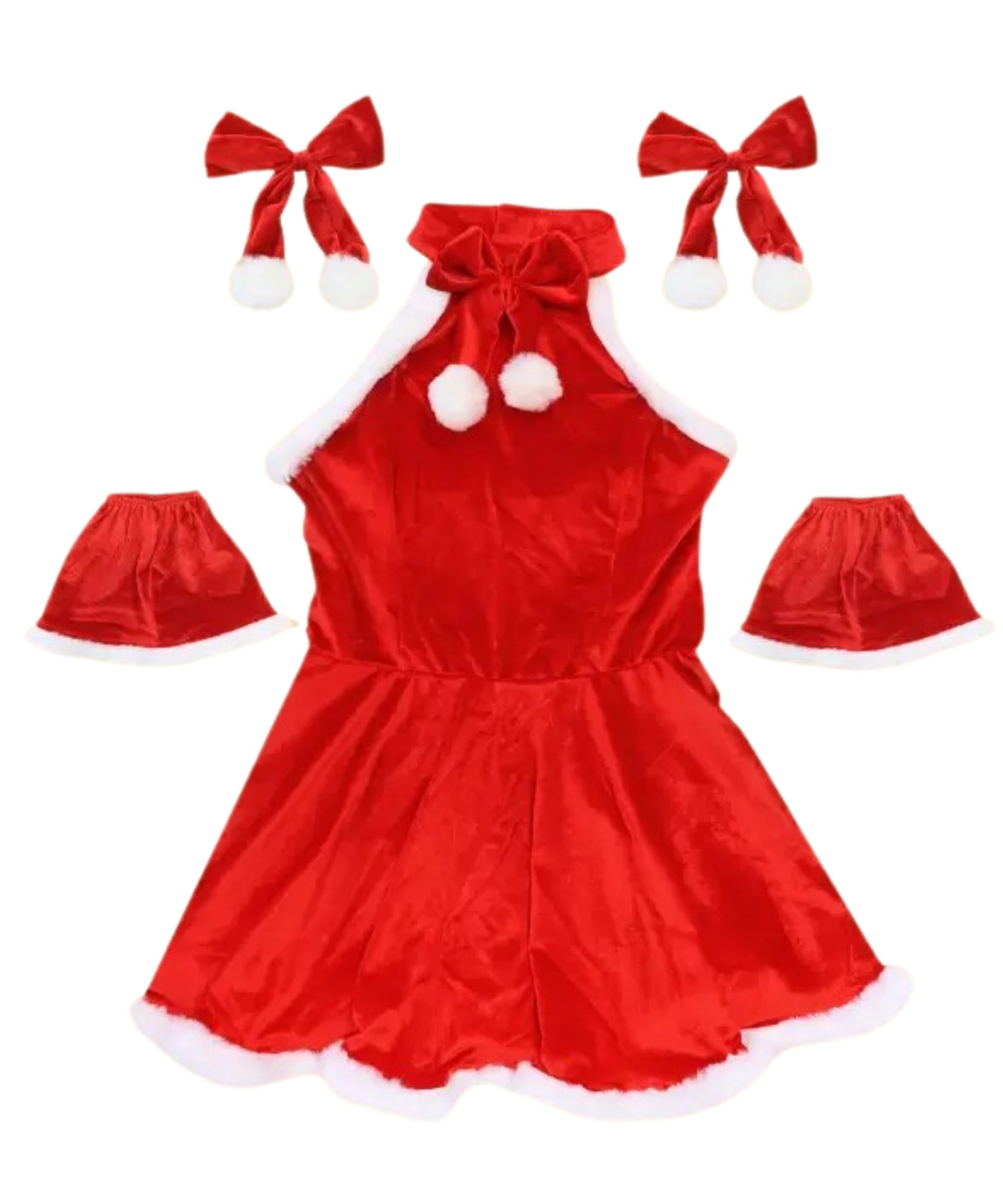 ホルターネックのスウィートサンタ