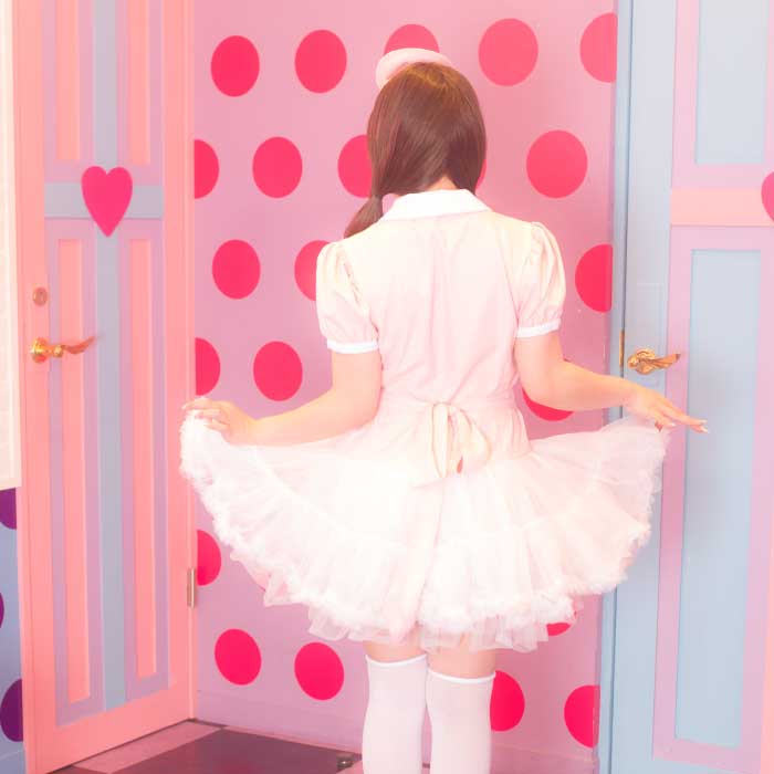 Heart White Cross Costume of Tutuskart