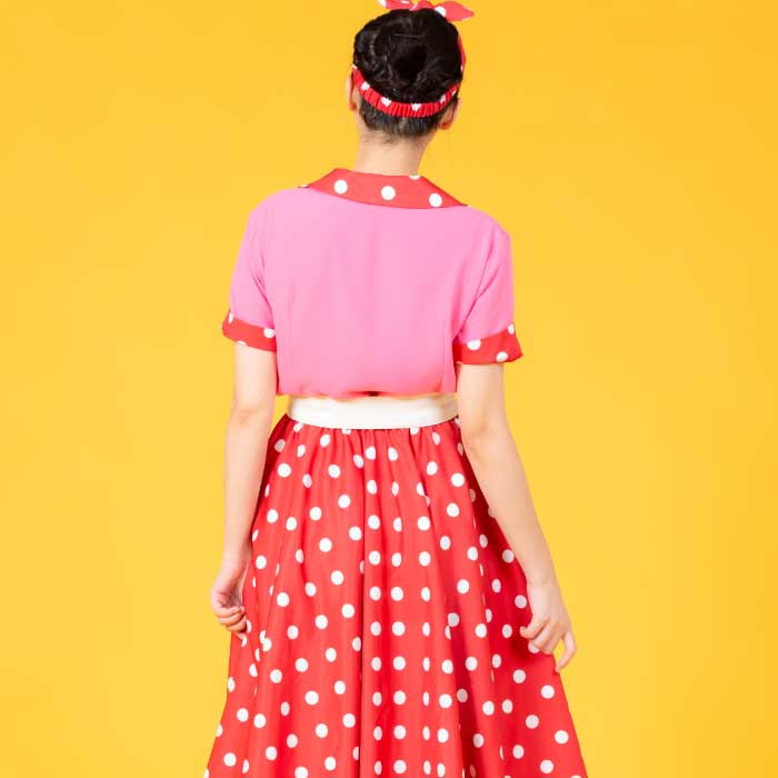 Colorful Retro Setup with Belt and Hairband