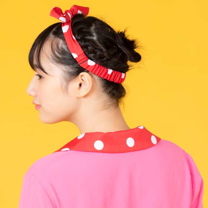 Colorful Retro Setup with Belt and Hairband