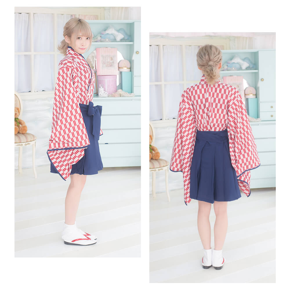 Haikara san crimson Kimono costume shot version
