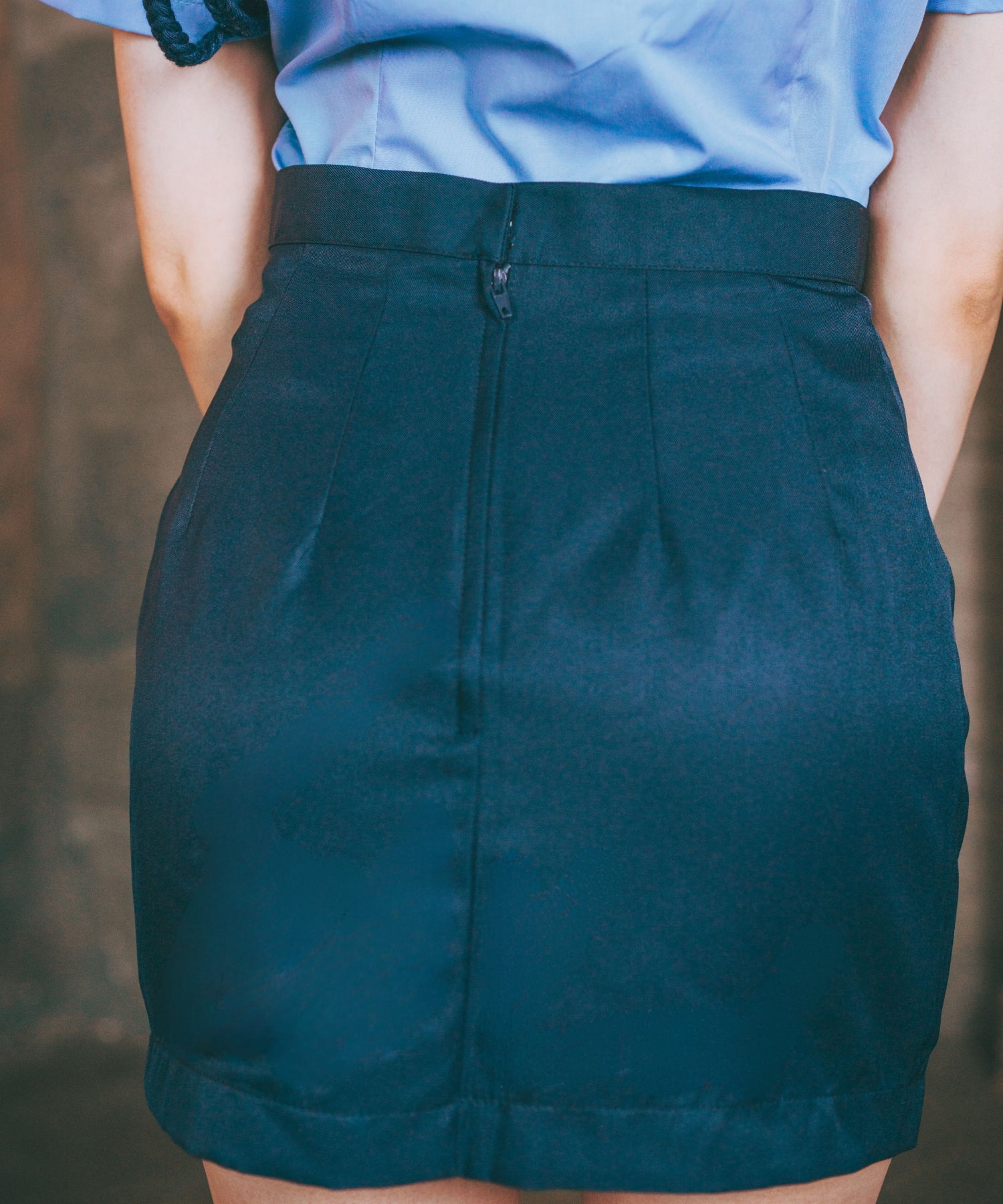 手錠付きサックスカラーシャツポリスコスチューム6点セット