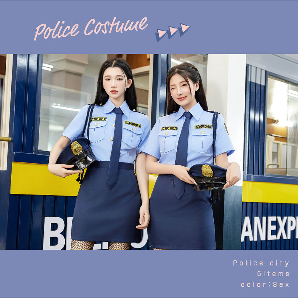 Authentic Popular Police 6-piece set