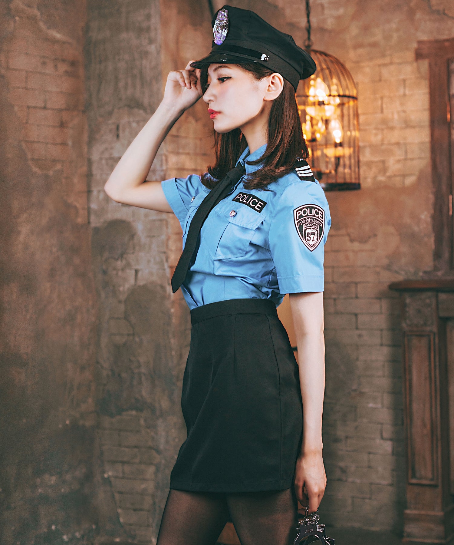 Dense saxophone shirt polys with handcuffs 5 -piece set