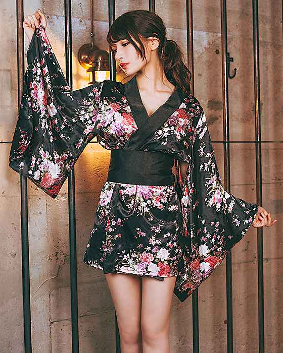花魁ミニ和服コスチューム