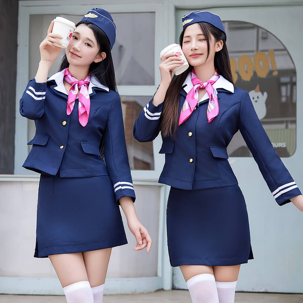 Simple Cabin Attendant 4-piece set