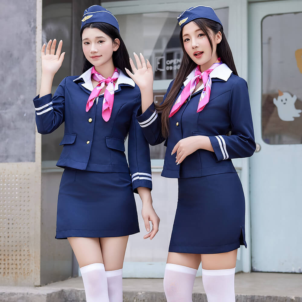 Simple Cabin Attendant 4-piece set