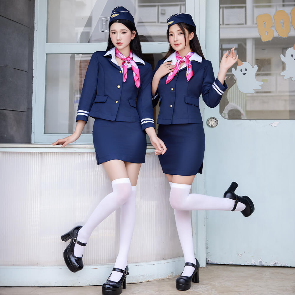Simple Cabin Attendant 4-piece set