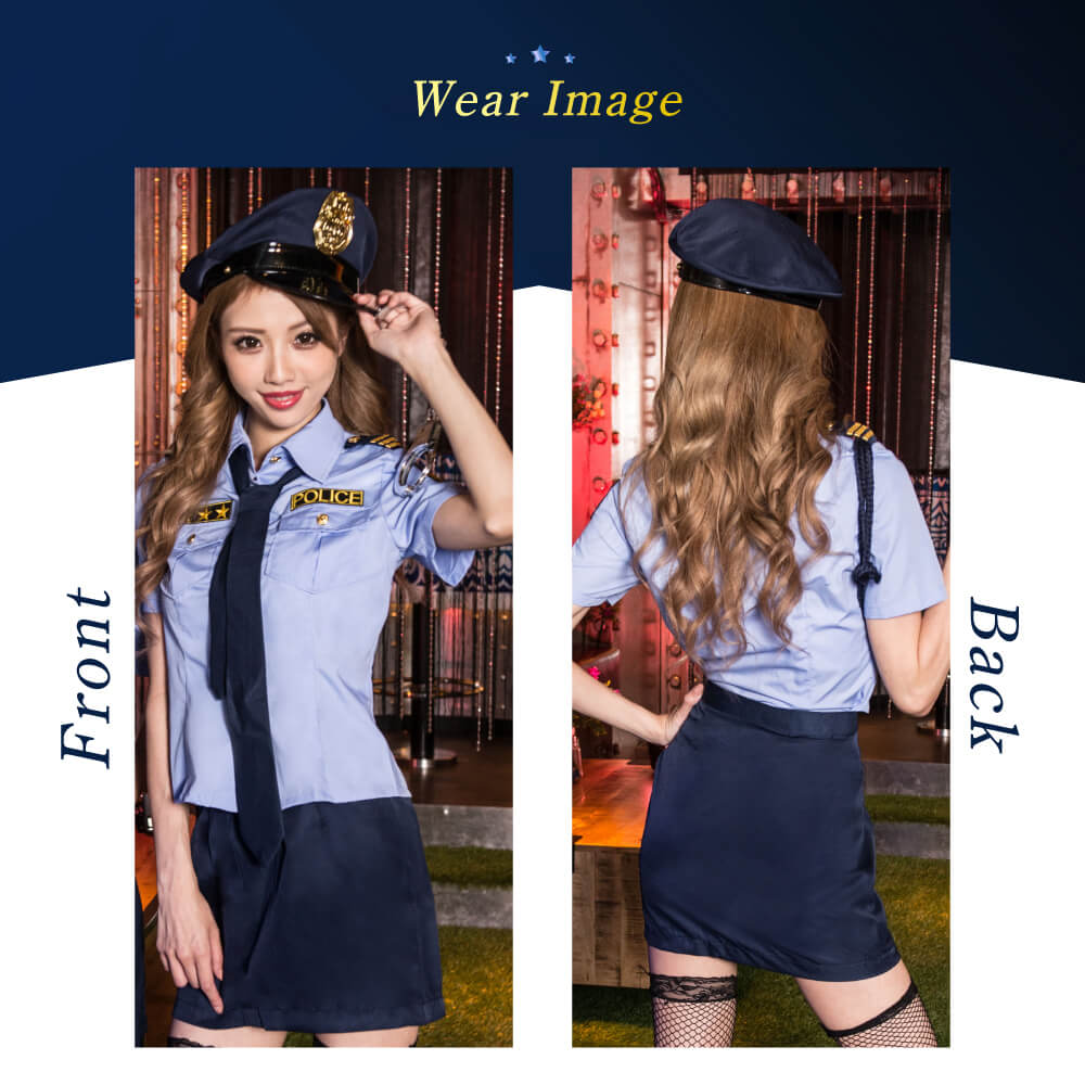Three Star Saxe Shirt Police with Handcuffs