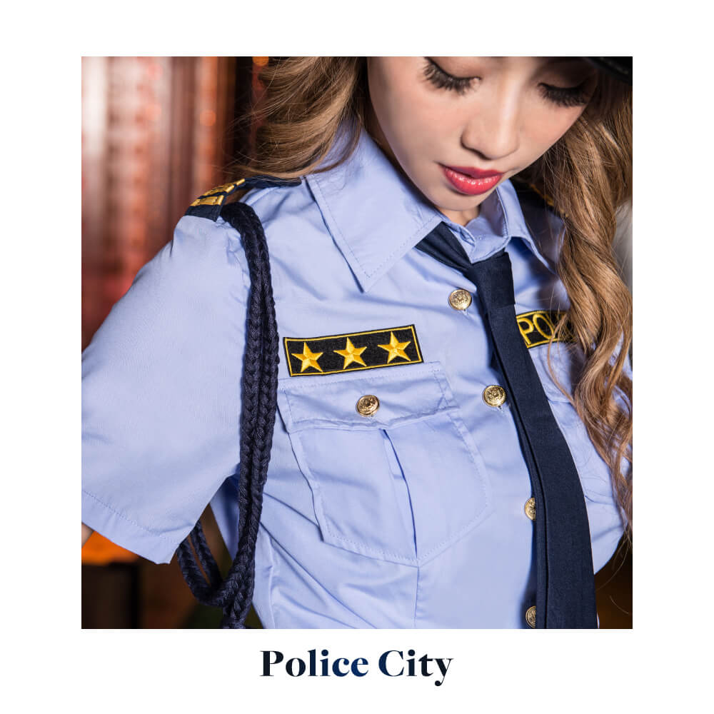 Three Star Saxe Shirt Police with Handcuffs