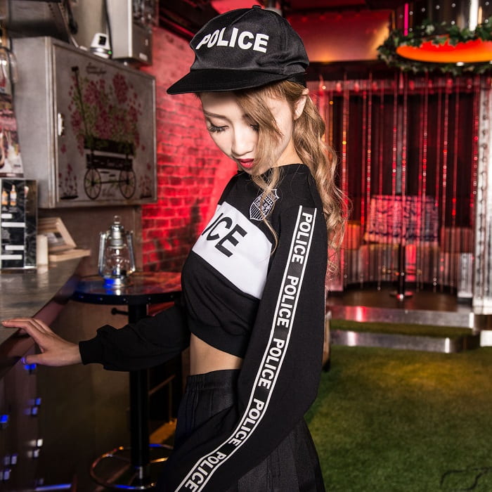 6-piece sweatpolice set with logo