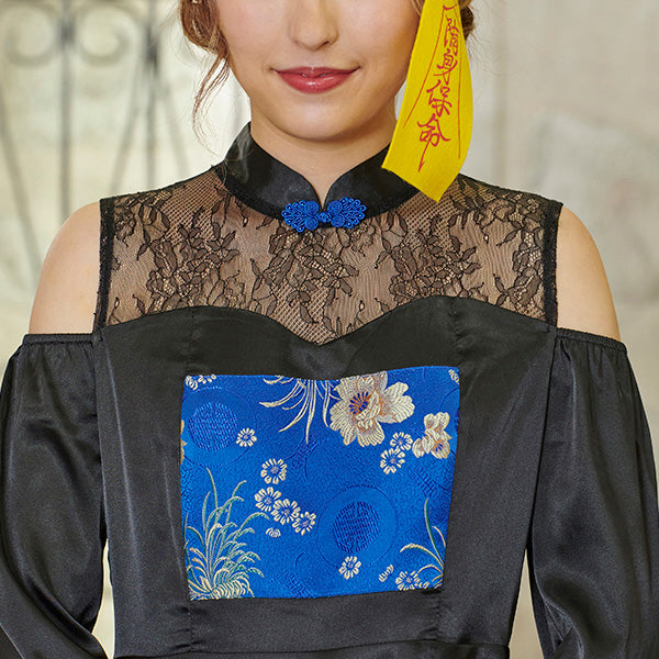 Lace Sheer Shoulder Jiang shi