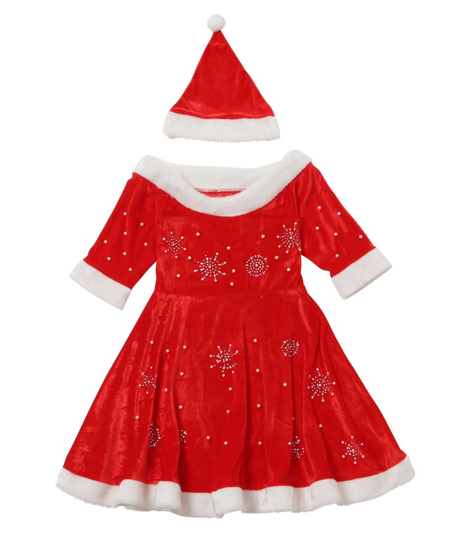 ストーン付サンタワンピース