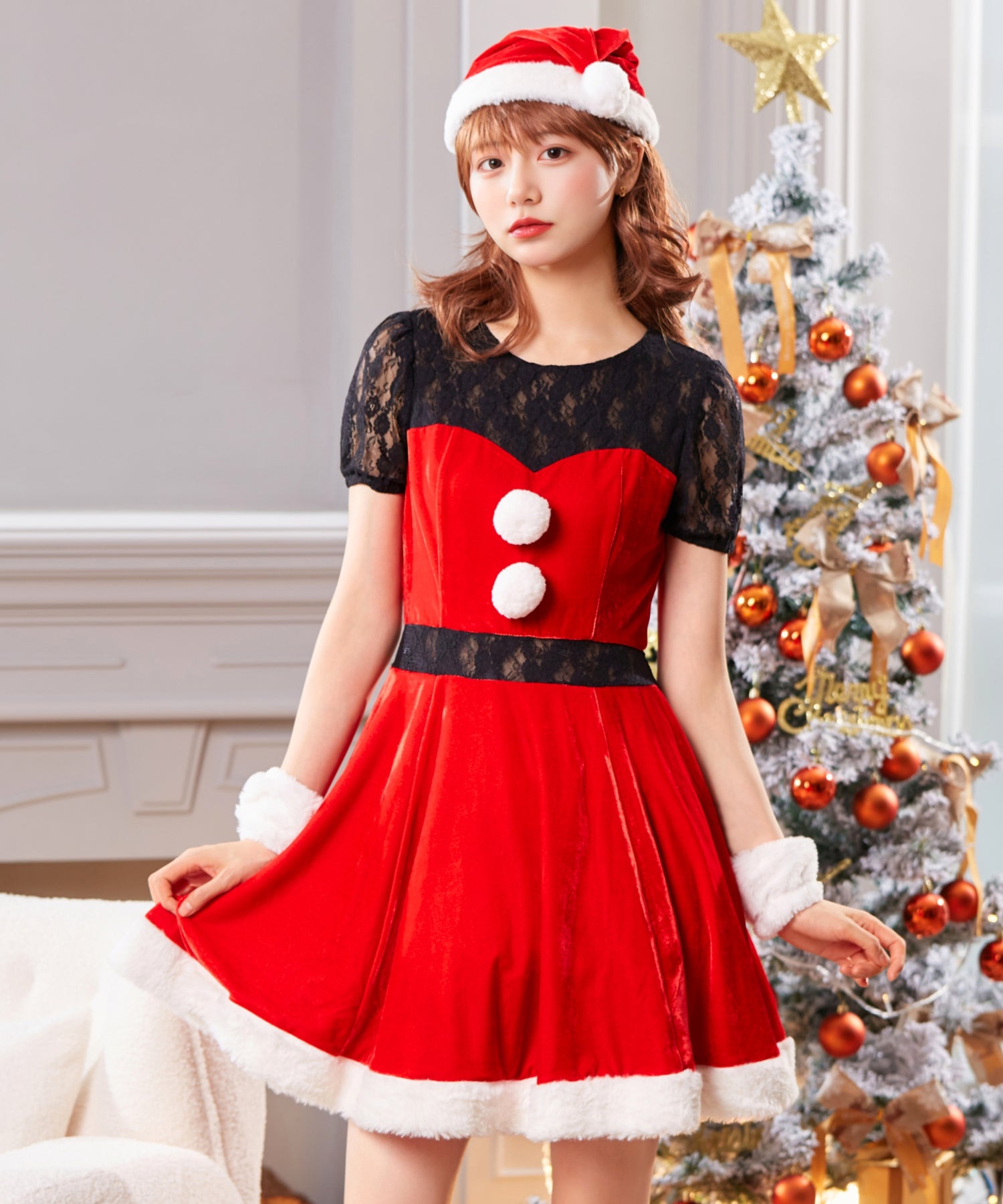 waist lace Santa