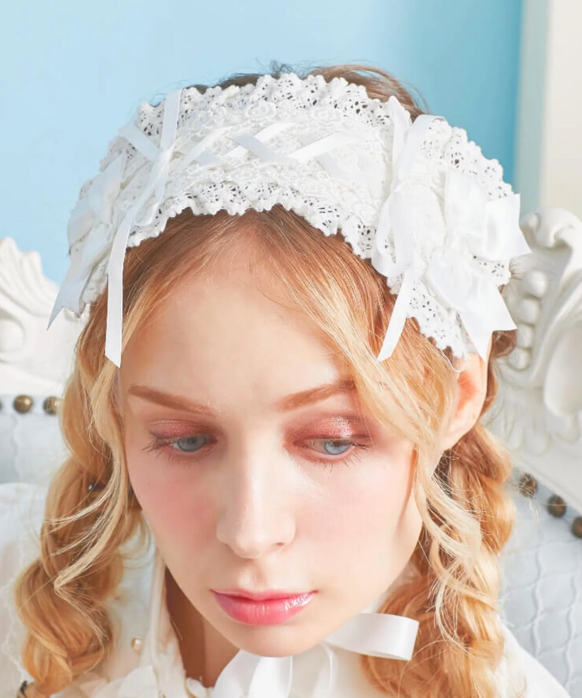 レースアップリボンヘッドドレス | BODYLINE & LunaBelle レースアップリボンヘッドドレス | BODYLINE & LunaBelle