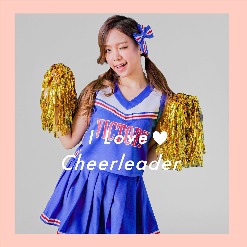 Cheerleader Costume 4-Piece Set