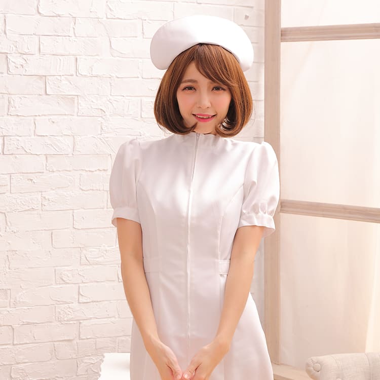 Front Zipper Nurse Dress