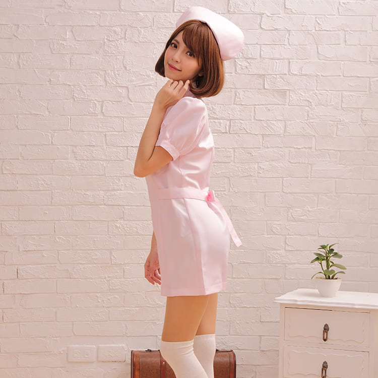 Front Zipper Nurse Dress