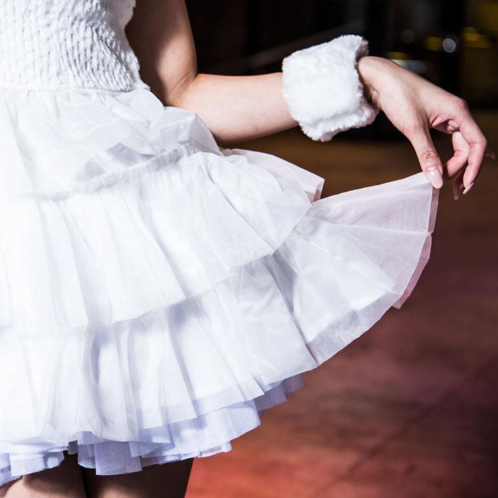 White Rabbit Dress with Race rabbit ear Katyusha 6 -piece set