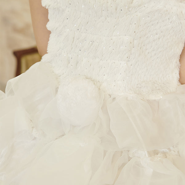 White rabbit dress 6-piece set