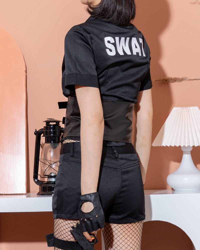 本格セットのSWATコスチューム5点セット