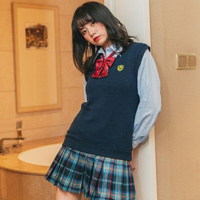 紺ベスト制服 4点セット