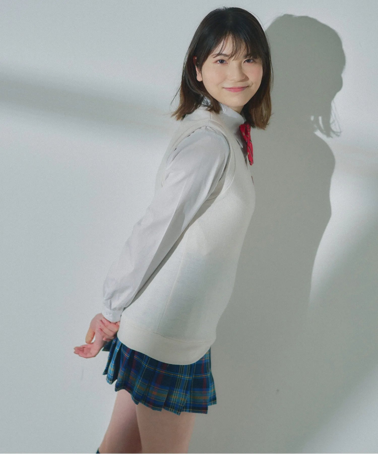 ワッペンつきニットベスト制服セット