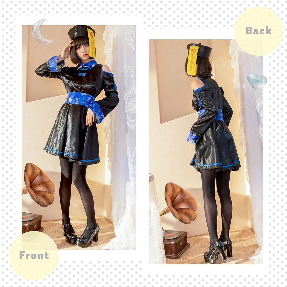Shoulder-baring jiang shi Costume