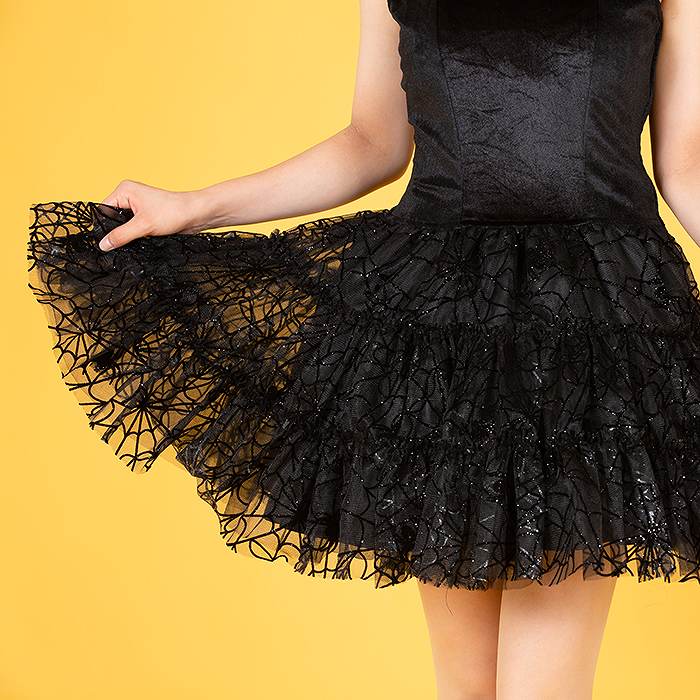 Gorgeous set of black devil dress